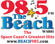 98.5 The Beach Logo